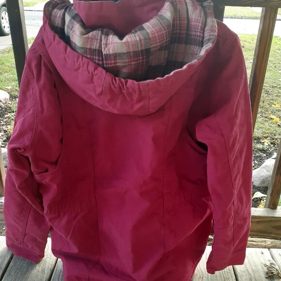 SOLDNEW Berne Work Coat SZ XL Pink Canvas Softstone Sanded Duck Barn 100% Cotton - Picture 3 of 15